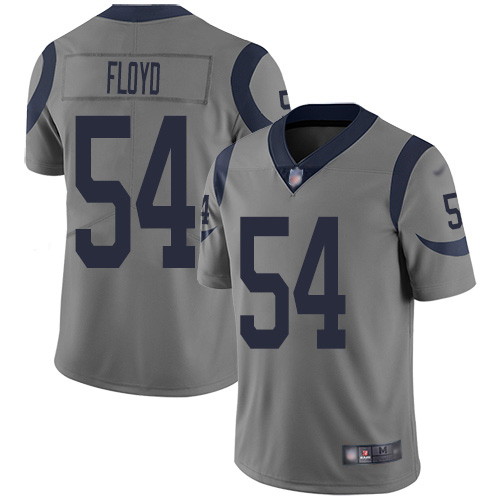 Nike Los Angeles Rams #54 Leonard Floyd Gray Men’s Stitched NFL Limited Inverted Legend Jersey