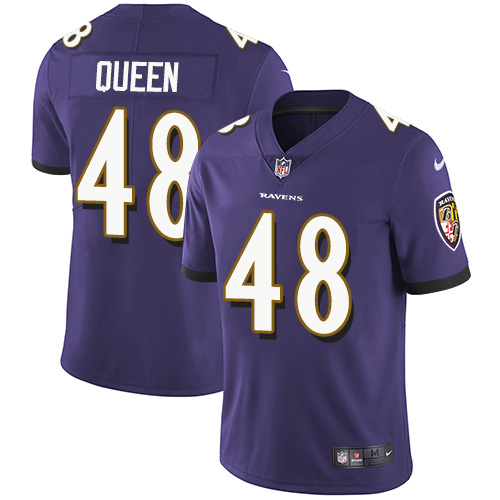 Nike Baltimore Ravens #48 Patrick Queen Purple Team Color Men’s Stitched NFL Vapor Untouchable Limited Jersey