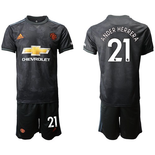 Manchester United #21 Ander Herrera Third Soccer Club Jersey