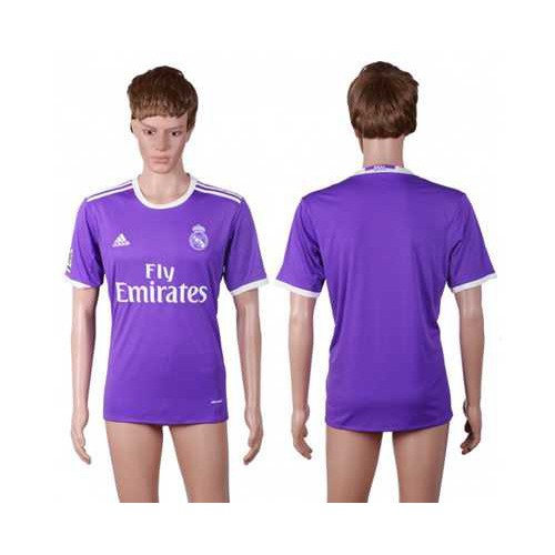 Real Madrid Blank Away Soccer Club Jersey