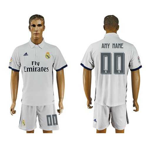 Real Madrid Personalized Home Soccer Club Jersey