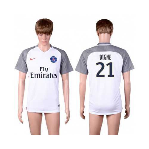 Paris Saint-Germain #21 Digne Away Soccer Club Jersey