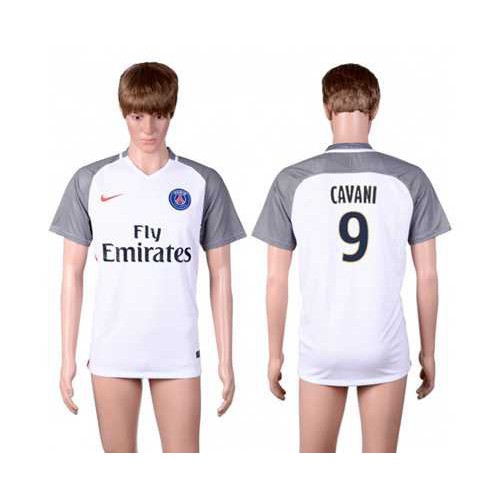 Paris Saint-Germain #9 Cavani Away Soccer Club Jersey