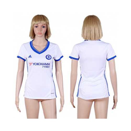 Women”s Chelsea Blank Sec Away Soccer Club Jersey