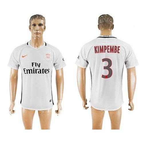 Paris Saint-Germain #3 Kimpembe Sec Away Soccer Club Jersey