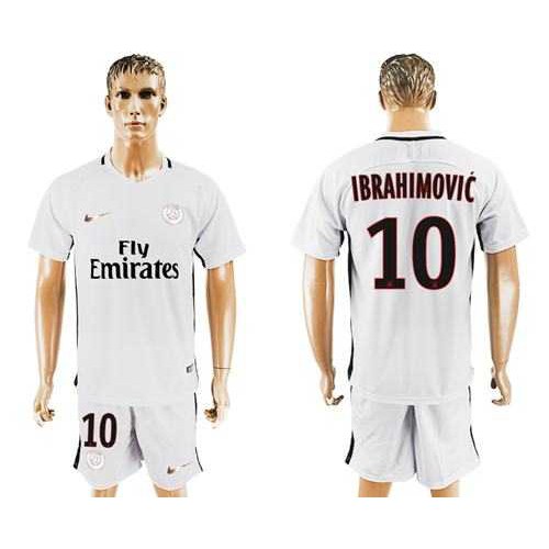 Paris Saint-Germain #10 Ibrahimovic Sec Away Soccer Club Jersey