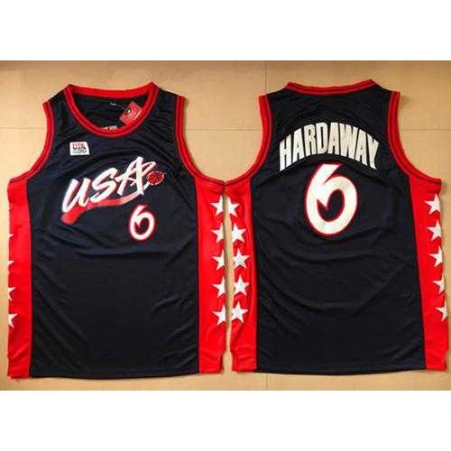 Nike Team USA #6 Penny Hardaway Navy Blue 1996 Dream Team Stitched NBA Jersey