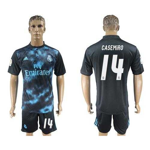 Real Madrid #14 Casemiro Away Soccer Club Jersey