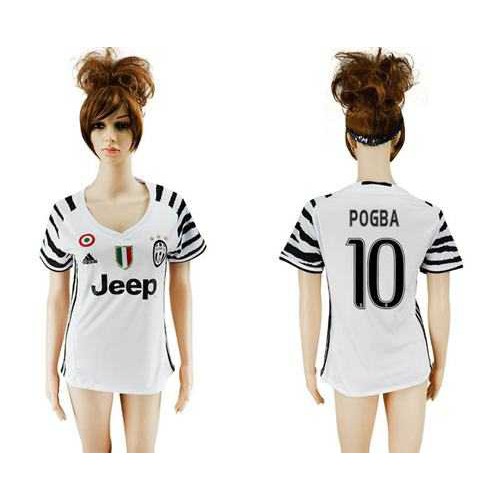 Women’s Juventus #10 Pogba Sec Away Soccer Club Jersey