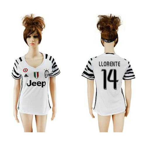 Women’s Juventus #14 LLORENTE Sec Away Soccer Club Jersey