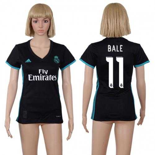 Women’s Real Madrid #11 Bale Away Soccer Club Jersey