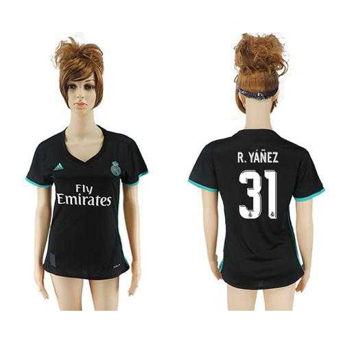Women’s Real Madrid #31 R.Yanez Away Soccer Club Jersey