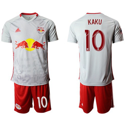 Red Bull #10 Kaku White Home Soccer Club Jersey