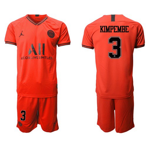 Paris Saint-Germain #3 Kimpembe Away Jordan Soccer Club Jersey