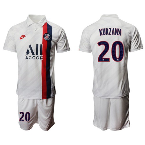 Paris Saint-Germain #20 Kurzawa Third Soccer Club Jersey