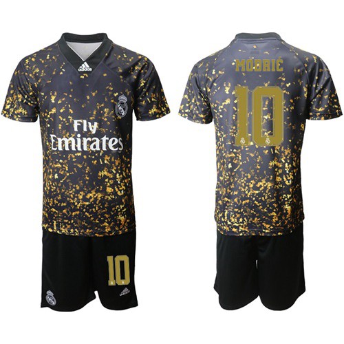 Real Madrid #10 Modric Camo Soccer Club Jersey
