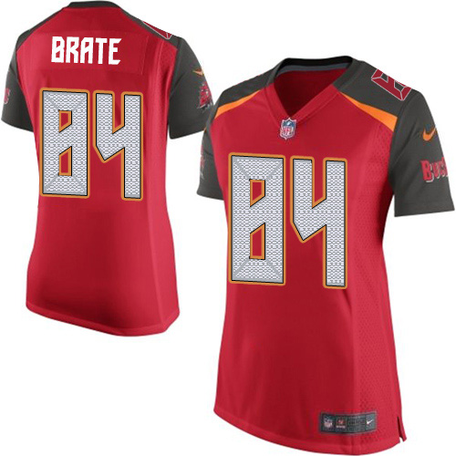 Nike Tampa Bay Buccaneers #84 Cameron Brate Red Team Color Women’s Stitched NFL New Elite Jersey