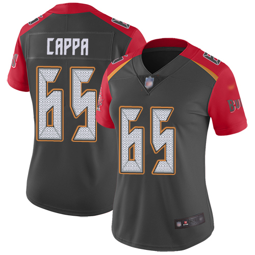 Nike Tampa Bay Buccaneers #65 Alex Cappa Gray Women’s Stitched NFL Limited Inverted Legend Jersey