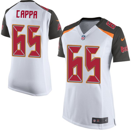 Nike Tampa Bay Buccaneers #65 Alex Cappa White Women’s Stitched NFL New Elite Jersey