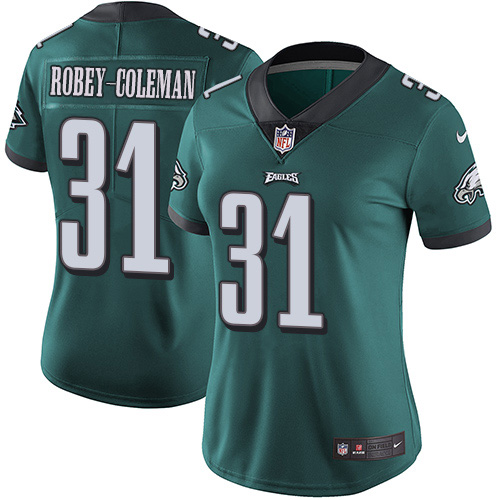 Nike Philadelphia Eagles #31 Nickell Robey-Coleman Green Team Color Women’s Stitched NFL Vapor Untouchable Limited Jersey