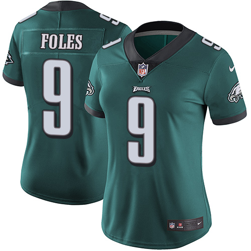 Nike Philadelphia Eagles #9 Nick Foles Midnight Green Team Color Women’s Stitched NFL Vapor Untouchable Limited Jersey