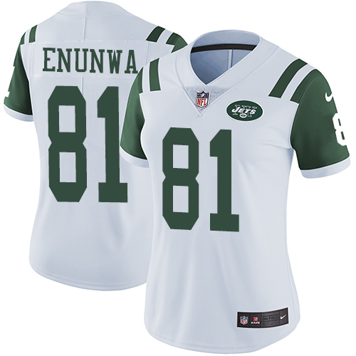 Nike New York Jets #81 Quincy Enunwa White Women’s Stitched NFL Vapor Untouchable Limited Jersey