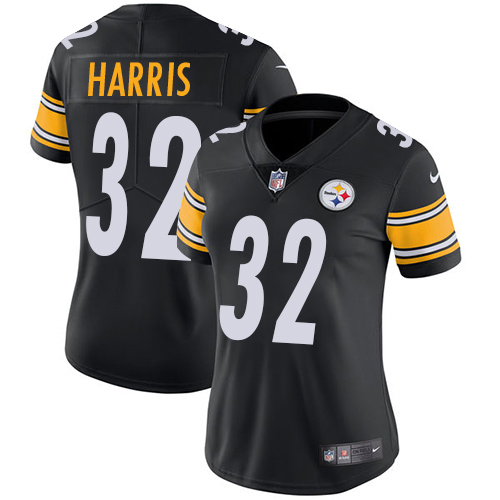 Nike Pittsburgh Steelers #32 Franco Harris Black Team Color Women’s Stitched NFL Vapor Untouchable Limited Jersey
