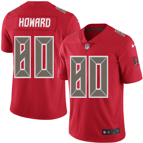 Nike Tampa Bay Buccaneers #80 O. J. Howard Red Youth Stitched NFL Limited Rush Jersey