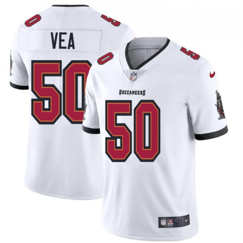 Tampa Bay Buccaneers #50 Vita Vea Youth Nike White Vapor Limited