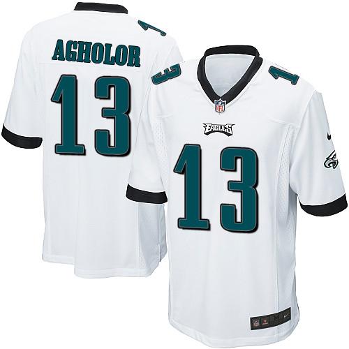Nike Philadelphia Eagles #13 Nelson Agholor White Youth Stitched NFL New Elite Jersey
