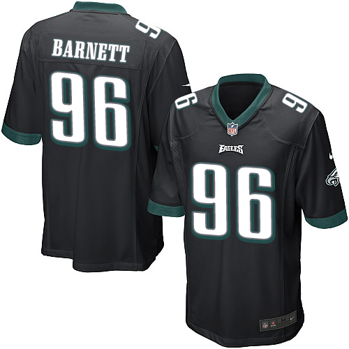 Nike Philadelphia Eagles #96 Derek Barnett Black Alternate Youth Stitched NFL New Elite Jersey