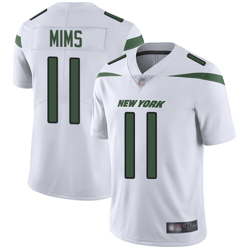 Nike New York Jets #11 Denzel Mim White Youth Stitched NFL Vapor Untouchable Limited Jersey