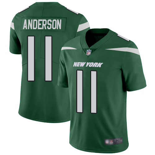 Nike New York Jets #11 Robby Anderson Green Team Color Youth Stitched NFL Vapor Untouchable Limited Jersey