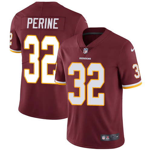 Nike Washington Football Team #32 Samaje Perine Burgundy Red Team Color Youth Stitched NFL Vapor Untouchable Limited Jersey