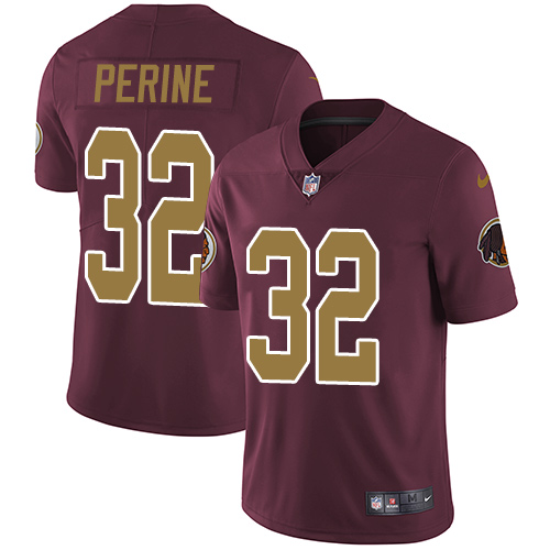 Nike Washington Football Team #32 Samaje Perine Burgundy Red Alternate Youth Stitched NFL Vapor Untouchable Limited Jersey