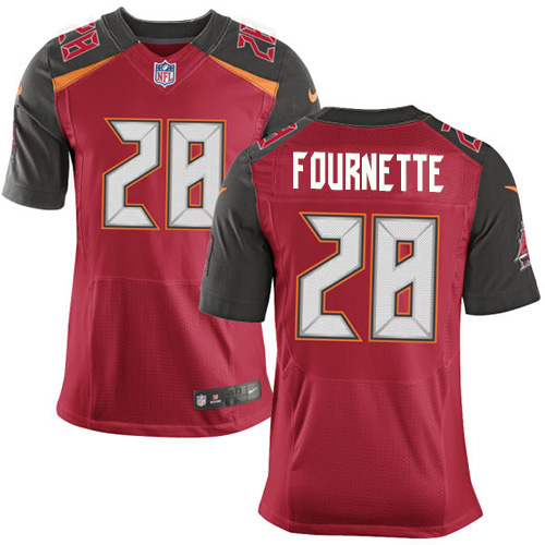 Tampa Bay Buccaneers #28 Leonard Fournette Red Team Color Men’s Stitched NFL Vapor Untouchable Elite Jersey