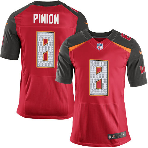 Nike Tampa Bay Buccaneers #8 Bradley Pinion Red Team Color Men’s Stitched NFL Vapor Untouchable Elite Jersey