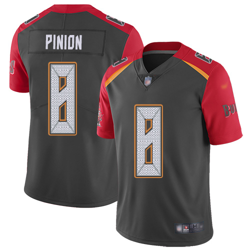 Nike Tampa Bay Buccaneers #8 Bradley Pinion Gray Men’s Stitched NFL Limited Inverted Legend Jersey