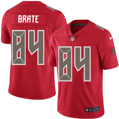 Nike Tampa Bay Buccaneers #84 Cameron Brate Red Men’s Stitched NFL Limited Rush Jersey