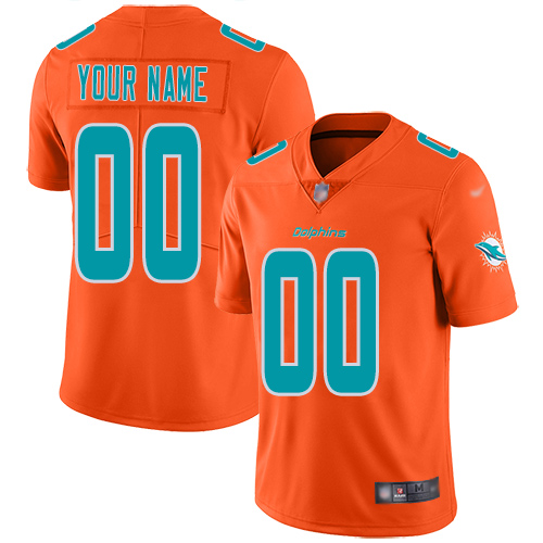 Nike Miami Dolphins Customized Aqua Green Alternate Stitched Vapor Untouchable Limited Women's NFL Jersey