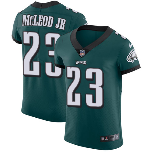 Nike Philadelphia Eagles #23 Rodney McLeod Jr Midnight Green Team Color Men’s Stitched NFL Vapor Untouchable Elite Jersey