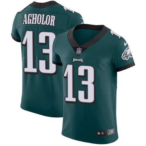 Nike Philadelphia Eagles #13 Nelson Agholor Midnight Green Team Color Men’s Stitched NFL Vapor Untouchable Elite Jersey