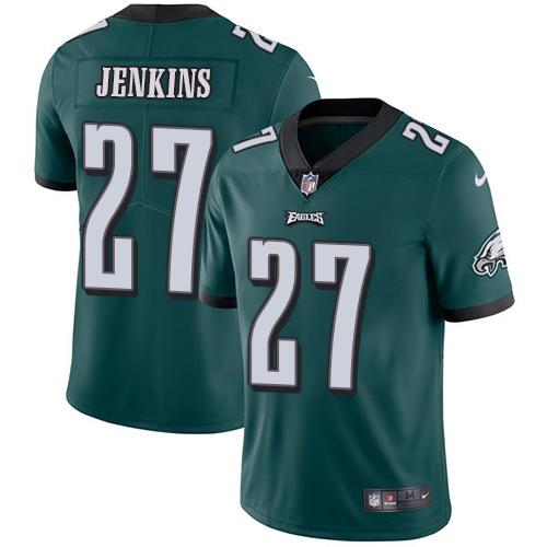 Nike Philadelphia Eagles #27 Malcolm Jenkins Midnight Green Team Color Men’s Stitched NFL Vapor Untouchable Limited Jersey