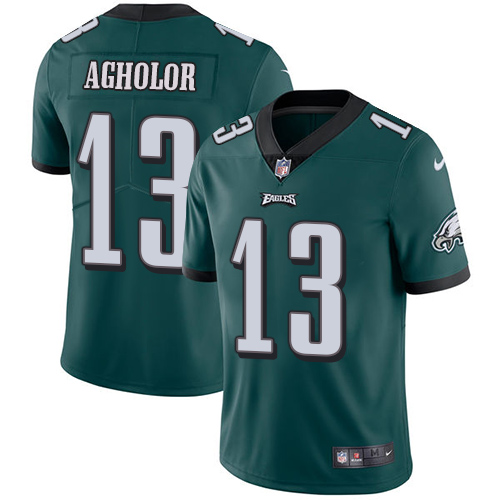 Nike Philadelphia Eagles #13 Nelson Agholor Midnight Green Team Color Men’s Stitched NFL Vapor Untouchable Limited Jersey
