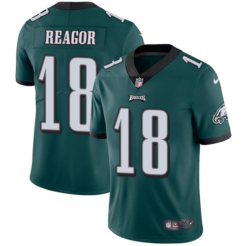 Nike Philadelphia Eagles #18 Jalen Reagor Green Team Color Men’s Stitched NFL Vapor Untouchable Limited Jersey