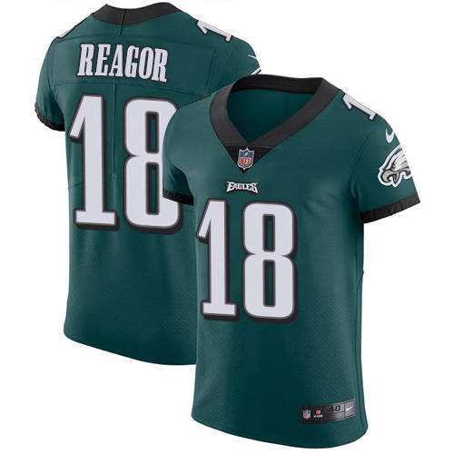 Nike Philadelphia Eagles #18 Jalen Reagor Green Team Color Men’s Stitched NFL Vapor Untouchable Elite Jersey