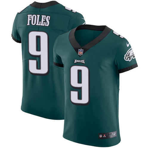 Nike Philadelphia Eagles #9 Nick Foles Midnight Green Team Color Men’s Stitched NFL Vapor Untouchable Elite Jersey