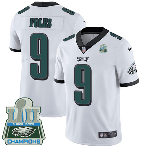 Nike Philadelphia Eagles No9 Nick Foles White Youth Stitched NFL Vapor Untouchable Limited Jersey