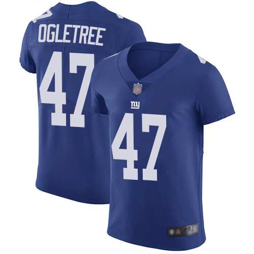 Nike New York Giants #47 Alec Ogletree Royal Blue Team Color Men’s Stitched NFL Vapor Untouchable Elite Jersey