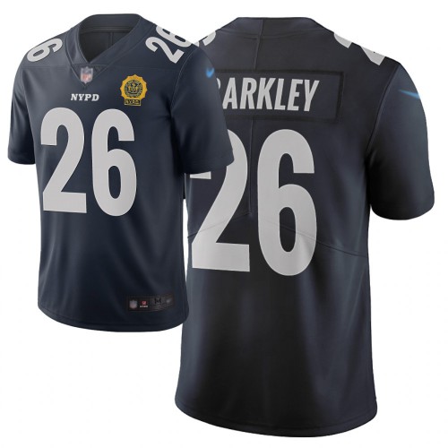 Nike New York Giants #26 Saquon Barkley Navy Men’s Stitched NFL Limited City Edition Jersey